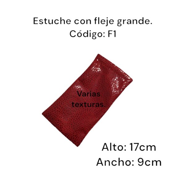 Estuche con fleje grande F1