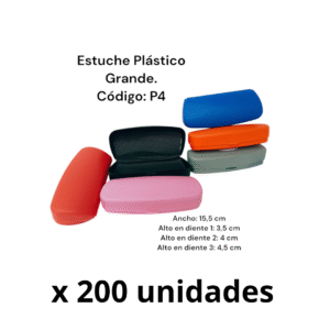 Promo Estuche Plástico Grande P4 x 200 Unidades