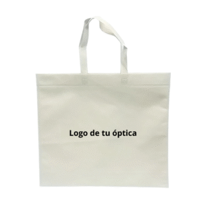 Pack de 50 Bolsas de friselina con asas 15 x 25 cm con logo